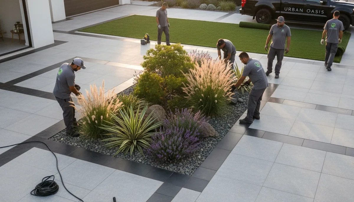 Professional landscaping services in Grand Rapids, MI creating vibrant outdoor spaces