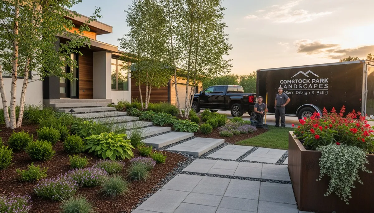 Grand Rapids, MI landscaping team providing professional lawn care and landscape maintenance services