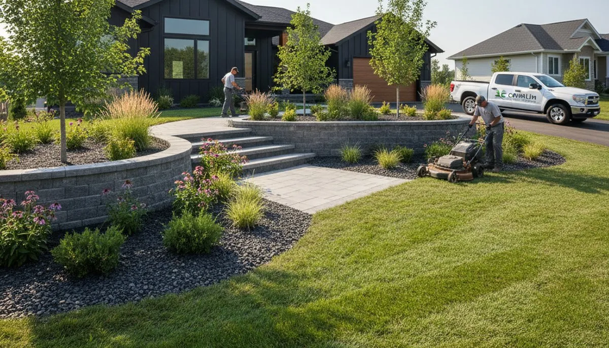 Landscaping service in Grand Rapids, MI for residential and commercial outdoor maintenance
